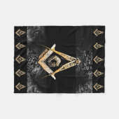 Couverture Polaire Esprit maçonnique (YellowSwish) (Devant (Horizontal))