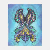 Couverture Polaire Esprit mystique papillon (Devant)