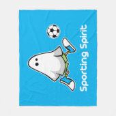 Couverture Polaire Esprit sportif (Devant)