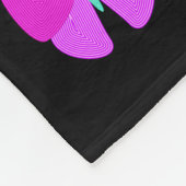 Couverture Polaire Essaim des papillons artistiques + Nom (Coin)