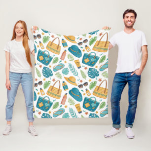 Couverture Polaire Essentiels d'été de plage Motif (1)