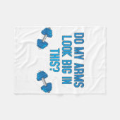 Couverture Polaire Est-Ce Que Mes Bras Ont L'Air Gros ? (Devant (Horizontal))