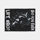 Couverture Polaire Est-Ce Que Vous Même Soulevez Bro - Funny Retro Sk (Devant (Horizontal))