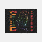 Couverture Polaire Est Illégal Dans Ce Sticker Terrain Volé (Devant (Horizontal))