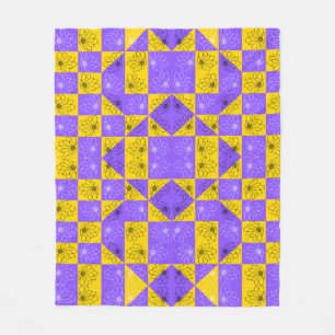 Couverture Polaire Esthétique Échantillon géométrique Motif floral