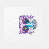Couverture Polaire Esthétique Fey Gothique Emo Goblincore Graphisme d (Devant (Horizontal))