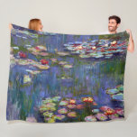 Couverture Polaire Etang Lily, Monet<br><div class="desc">Oscar-Claude Monet (14 novembre 1840 - 5 décembre 1926) était un peintre français, un fondateur de la peinture impressionniste française et le praticien le plus constant et le plus prolifique de la philosophie du mouvement d'exprimer ses perceptions avant la nature, surtout en ce qui concerne la peinture en plein air...</div>