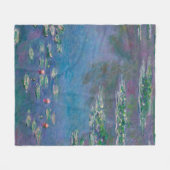Couverture Polaire Etang Lily, Monet (Devant (Horizontal))