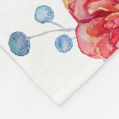 Couverture Polaire Étape importante florale lumineuse de bébé de (Coin)