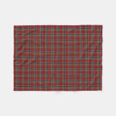Couverture Polaire État de Caroline du Nord Tartan (Devant (Horizontal))