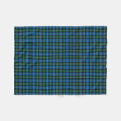 Couverture Polaire État de tartan de Louisiane (Devant (Horizontal))