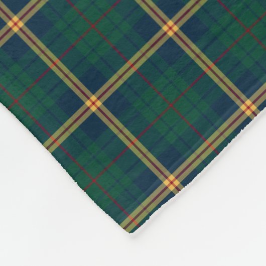 Couverture Polaire État de tartan de Nouveau Mexique (Coin)