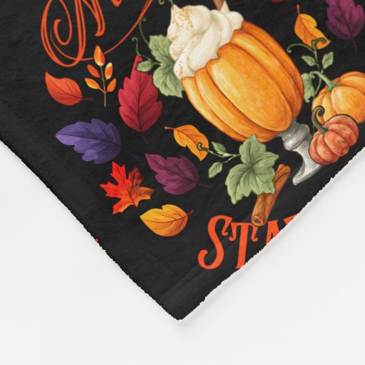 Couverture Polaire État D'Esprit D'Automne (Coin)