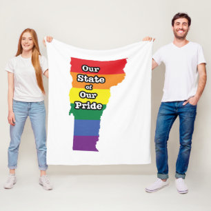 Couverture Polaire État Gay pride  Vermont