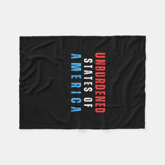 Couverture Polaire États D'Amérique Non Chargés Texte (Devant (Horizontal))