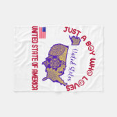 Couverture Polaire États-Unis d'Amérique (Devant (Horizontal))