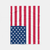 Couverture Polaire États-Unis Drapeau Fleece Blanket États-Unis d'Amé (Devant)