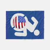 Couverture Polaire États-Unis handicapés (Devant (Horizontal))