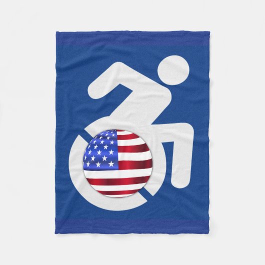 Couverture Polaire États-Unis handicapés (Devant)