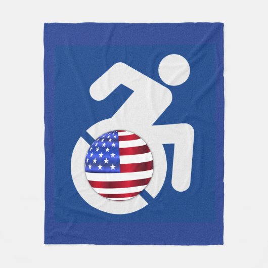 Couverture Polaire États-Unis handicapés (Devant)