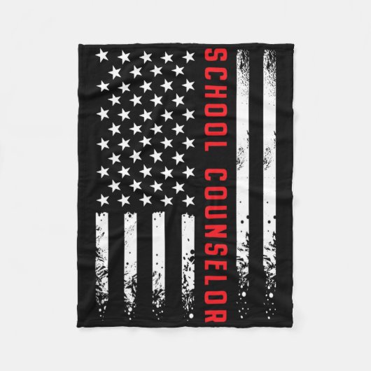 Couverture Polaire Etats-Unis Indicateur École de Drapeau Conseils 4è (Devant)