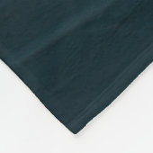 Couverture Polaire Été Blue Ocean Wave Fleece Blanche (Coin)