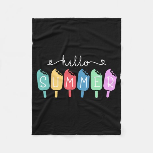 Couverture Polaire Été Bonne Dernière journée Enseignant Étudiant (Devant)