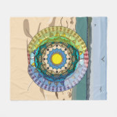 Couverture polaire Été ensoleillé (Devant (Horizontal))