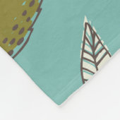 Couverture Polaire Eté Jardin Cerf Illustration transparente. (Coin)