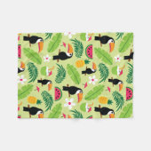 Couverture Polaire Été tropical du Toucan (Devant (Horizontal))