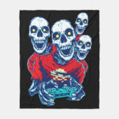 Couverture Polaire Eternal Gaming Brotherhood : Le Red Gamer Skeleton (Devant)