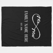 Couverture Polaire Eternal Us – Mr & Mrs (Devant (Horizontal))