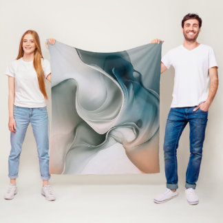 Couverture Polaire Ethereal Dreamscape : Tranquille Abstraite