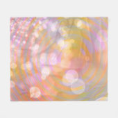 Couverture Polaire Ethereal Glow Spirals and Light Fleece Blanket (Devant (Horizontal))