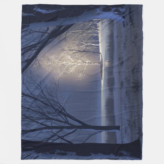 Couverture Polaire Éthérée de Noël (Devant)