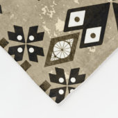 Couverture Polaire Ethnic Boho Grunge : Motif coloré (Coin)