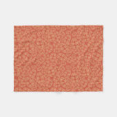 Couverture Polaire Ethnic Egyptian Tribal Shields Crème Rouille Rouge (Devant (Horizontal))