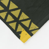 Couverture Polaire Ethnic Green Brown African Patterned (Coin)