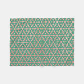 Couverture Polaire Ethnic Marocain Motif géométrique (Devant (Horizontal))