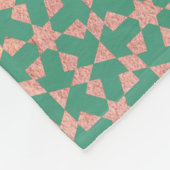 Couverture Polaire Ethnic Marocain Motif géométrique (Coin)