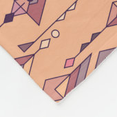 Couverture Polaire Ethnique tribale : Aztec Mexicain sans couture Vin (Coin)