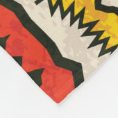 Couverture Polaire ethnique vintage : design traditionnel sans soudur (Coin)