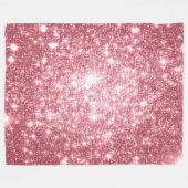 Couverture Polaire Étincelle rose (Devant (Horizontal))