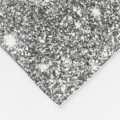Couverture Polaire Étincelles argentées de parties scintillantes (Coin)