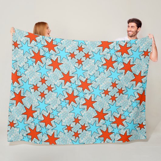 Couverture Polaire Étoile de campagne (En situation)