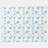 Couverture polaire Étoile de David (Devant (Horizontal))