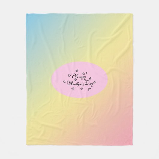 Couverture Polaire Étoile de la fête des mères - (Devant)