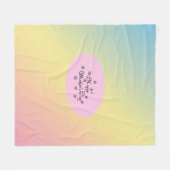 Couverture Polaire Étoile de la fête des mères - (Devant (Horizontal))