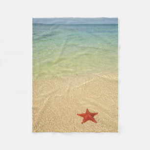 Couverture Polaire Étoile de mer rouge de coussin   Trinidad, Cuba