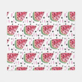 Couverture Polaire Étoile de pastèque  (Devant (Horizontal))